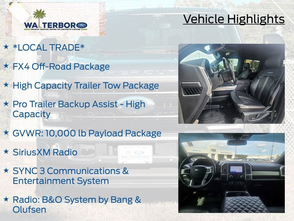 Certified 2020 Ford F250 Platinum w/ FX4 Off-Road Package AWD/4WD image 20