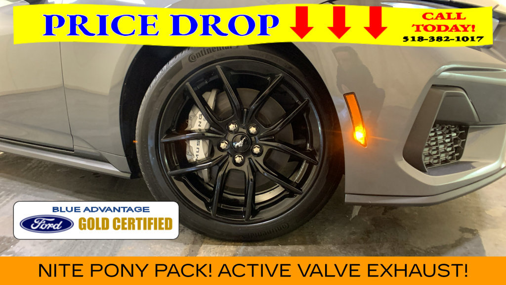 Certified 2025 Ford Mustang GT Premium w/ Mustang Nite Pony Package RWD image 9
