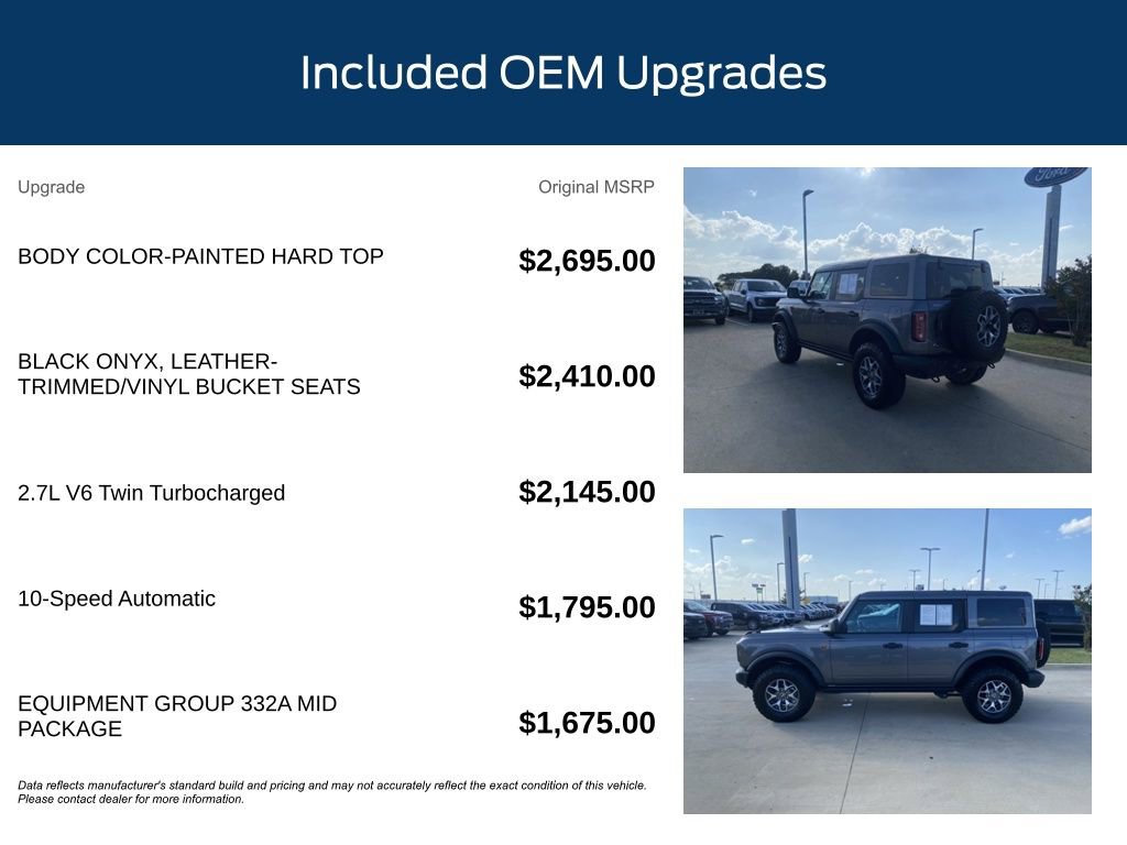 Certified 2025 Ford Bronco Badlands AWD/4WD image 11