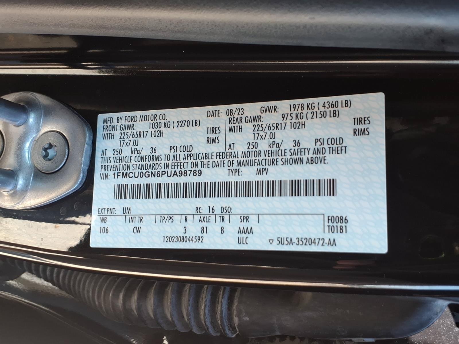Certified 2023 Ford Escape Active FWD image 30