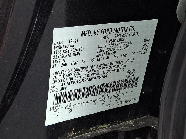 Certified 2021 Ford Mustang Mach-E Select AWD/4WD image 28