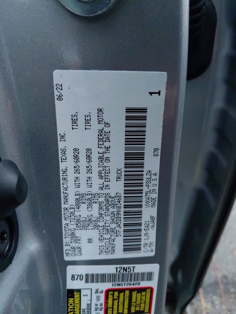 Used 2022 Toyota Tundra Limited image 33