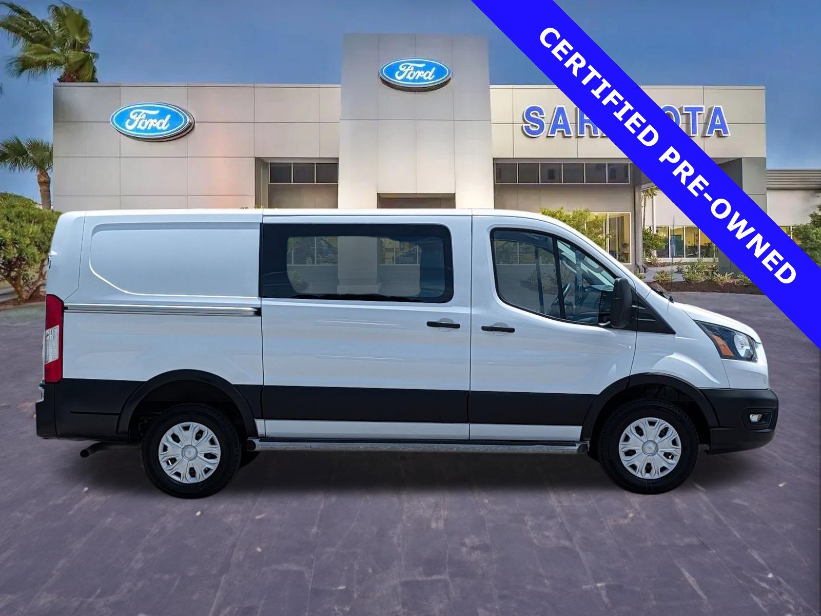 Certified 2025 Ford Transit 250 Low Roof w/ Exterior Upgrade Package RWD image 1