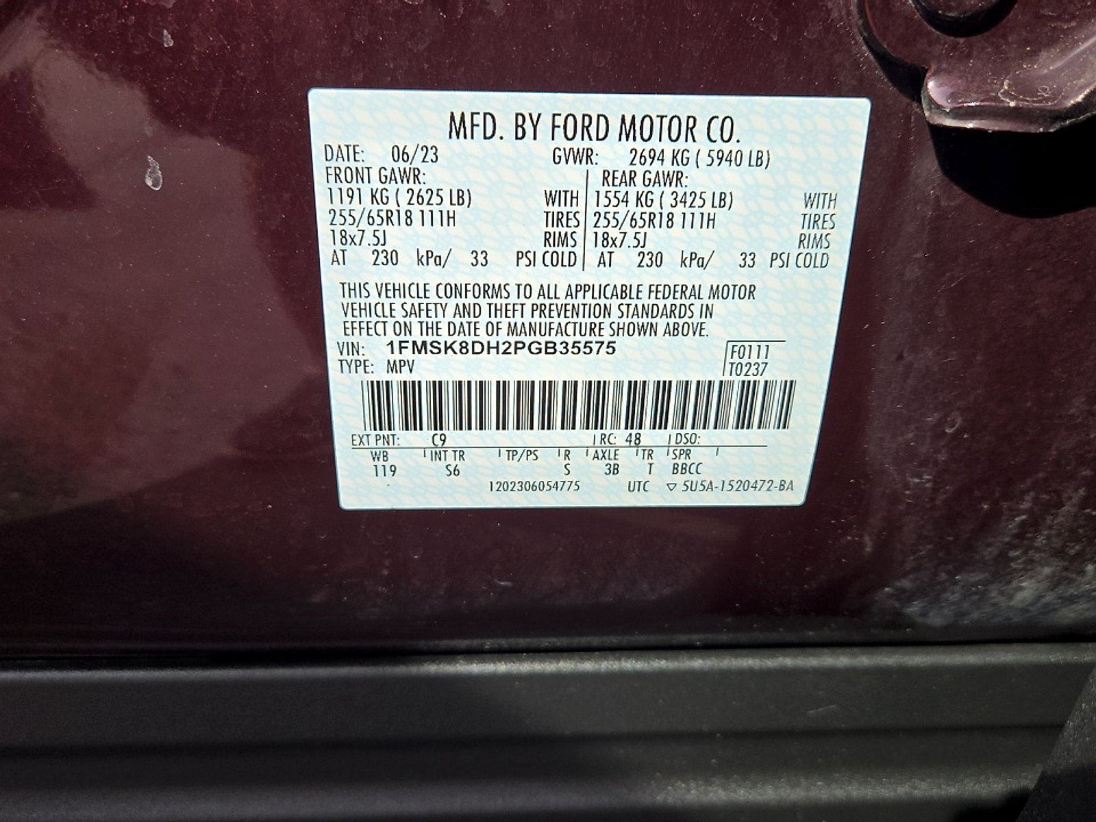 Certified 2023 Ford Explorer XLT w/ Equipment Group 202A AWD/4WD image 26