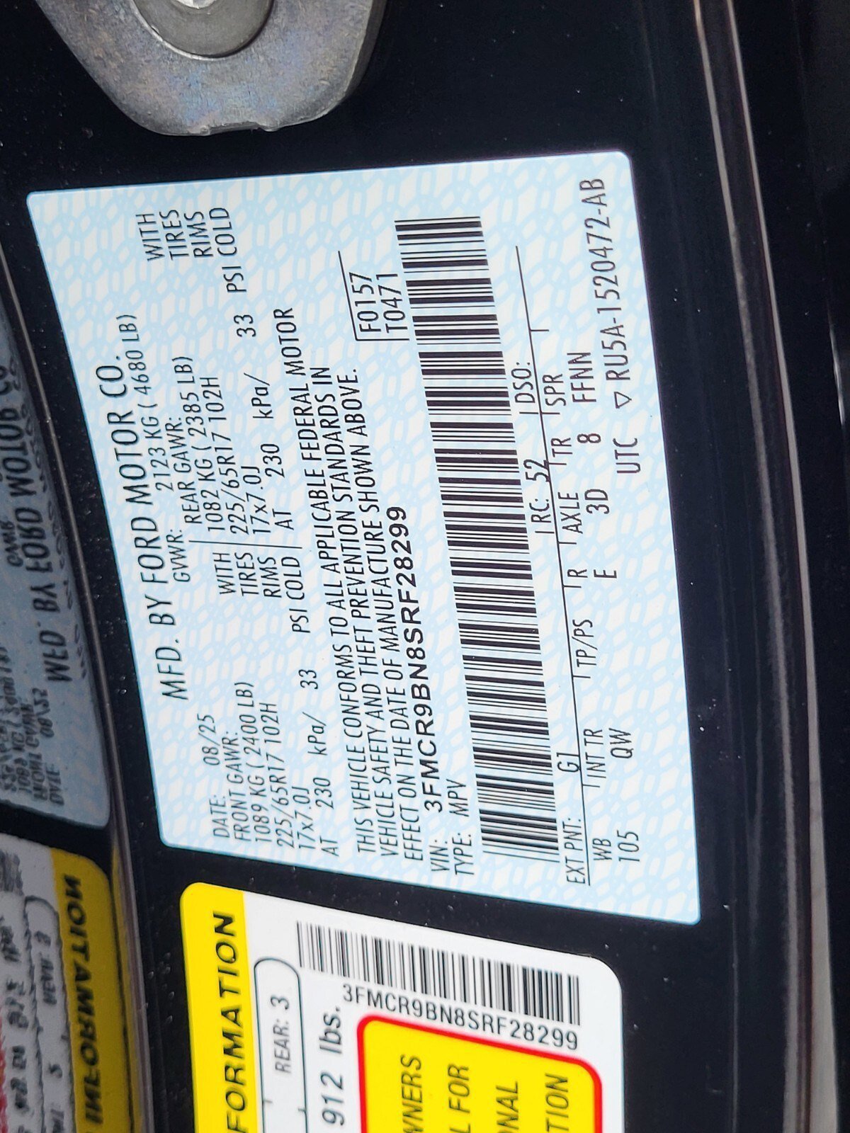 Certified 2025 Ford Bronco Sport Big Bend image 35