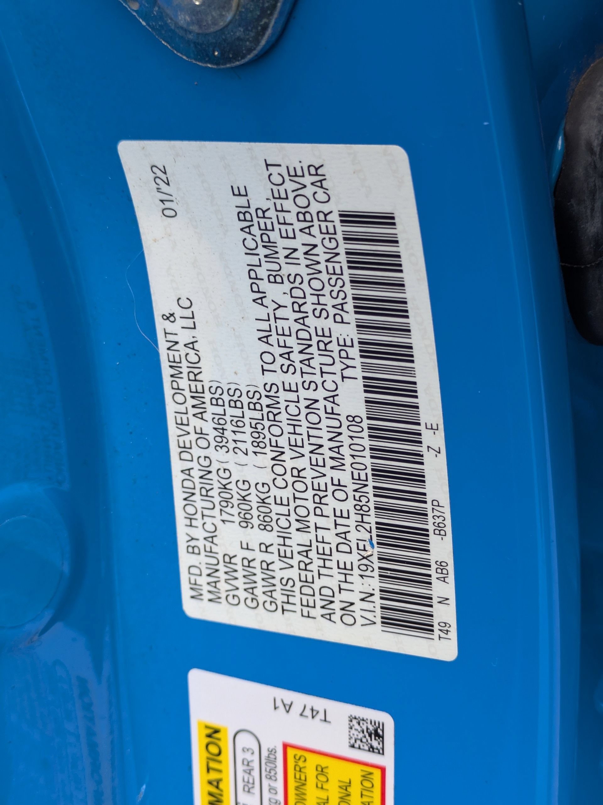Used 2022 Honda Civic Sport image 36