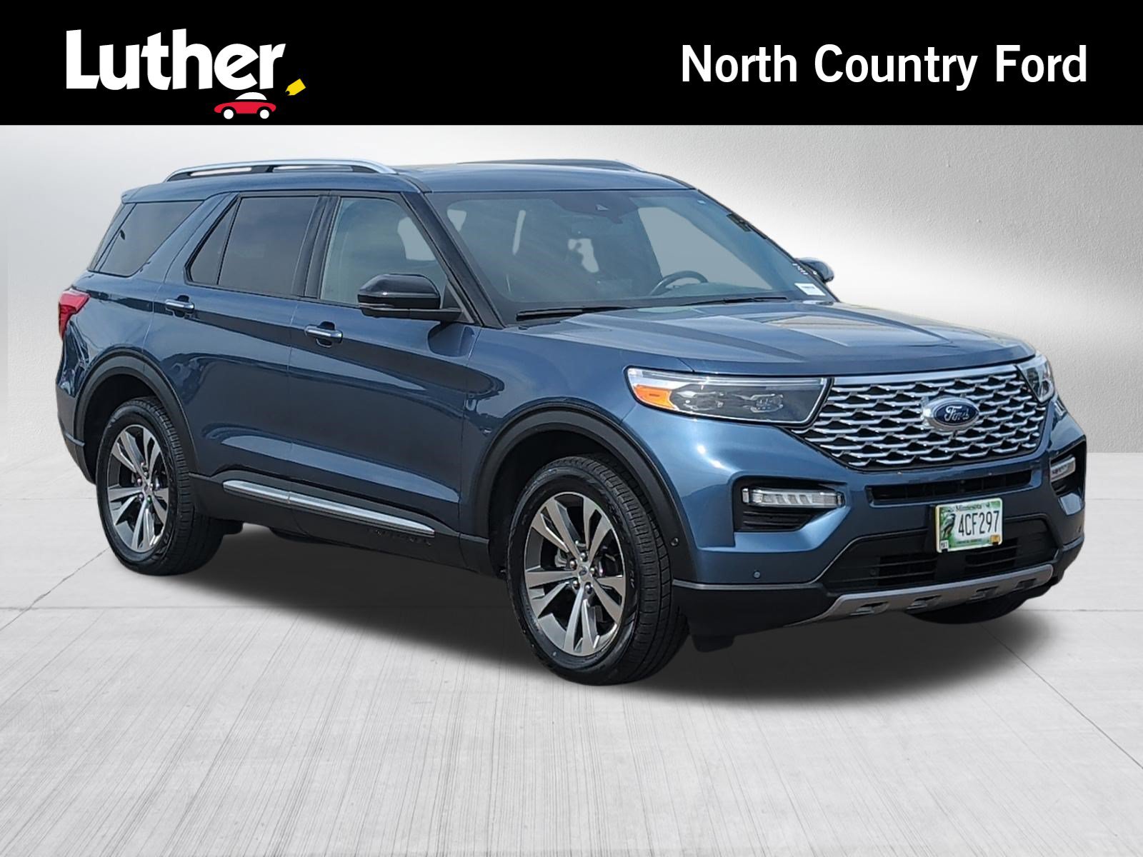 Certified 2020 Ford Explorer Platinum w/ Premium Technology Package AWD/4WD image 1