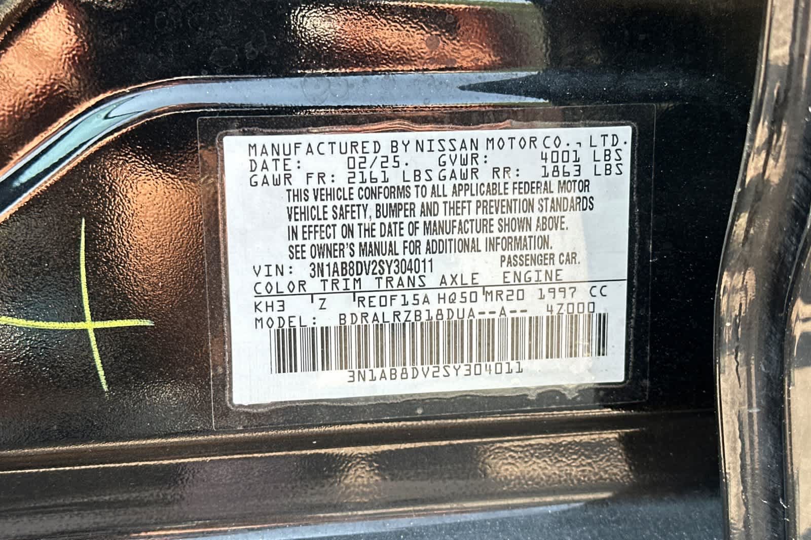 Used 2025 Nissan Sentra SR FWD image 27