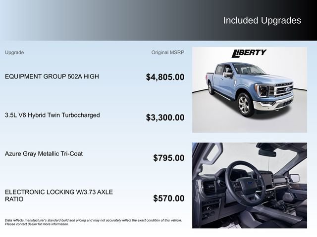 Certified 2023 Ford F150 Lariat w/ Equipment Group 502A High image 5