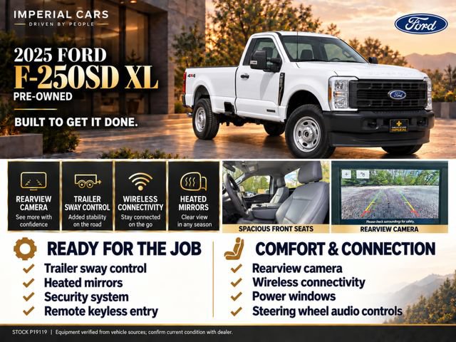 Certified 2025 Ford F250 XL w/ XL Driver Assist Package AWD/4WD image 6