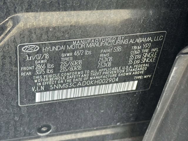 Used 2019 Hyundai Santa Fe SEL AWD/4WD image 11