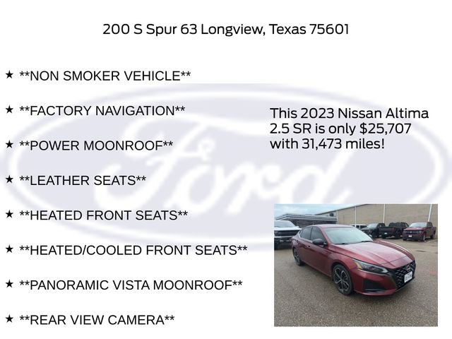 Used 2023 Nissan Altima 2.5 SR w/ SR Premium Package AWD/4WD image 10