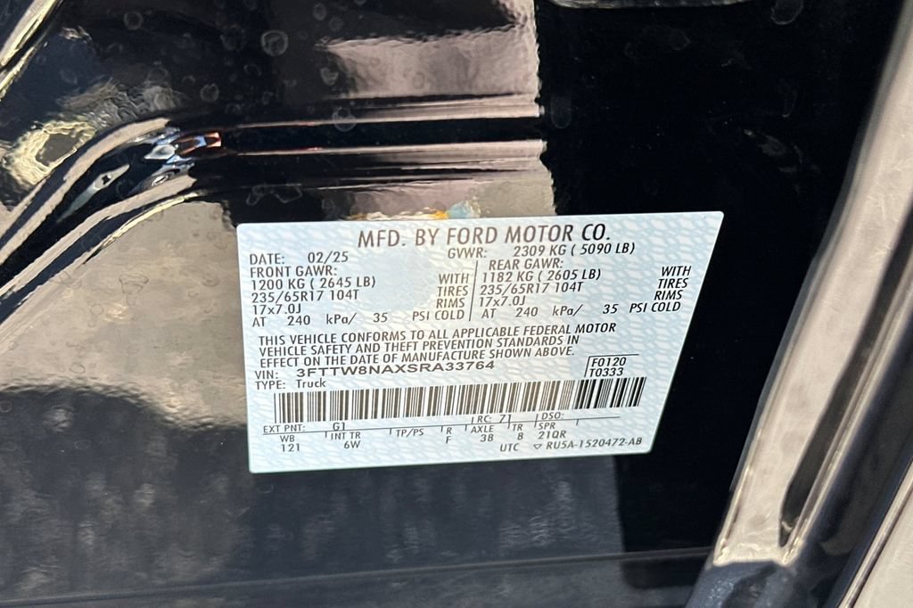 Certified 2025 Ford Maverick Tremor AWD/4WD image 33