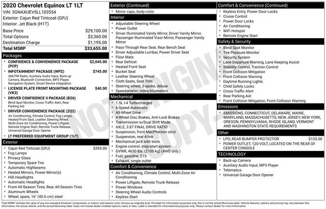 Used 2020 Chevrolet Equinox LT image 4