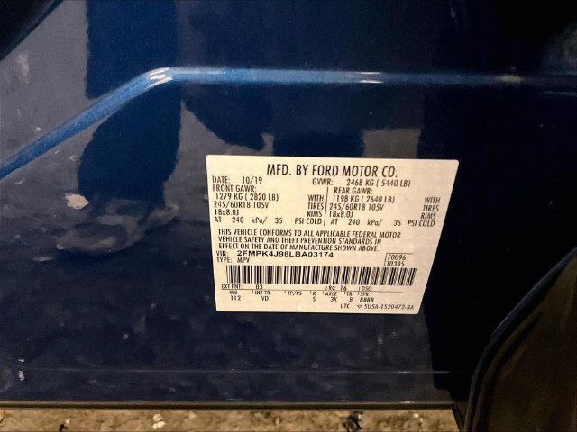 Certified 2020 Ford Edge SEL w/ Convenience Package AWD/4WD image 32