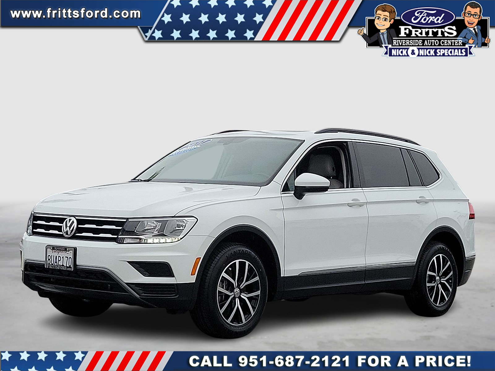 Used 2021 Volkswagen Tiguan SE w/ Panoramic Sunroof Package FWD image 1