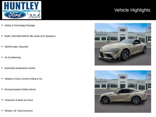 Used 2021 Toyota Supra w/ Safety & Technology Package RWD image 2