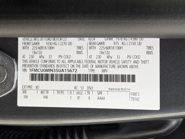 Certified 2025 Ford Escape ST-Line w/ Cold Weather Package FWD image 21