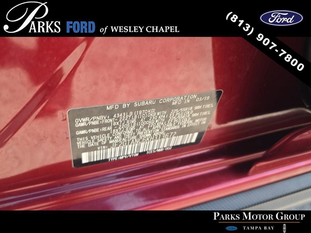 Used 2019 Subaru Crosstrek 2.0i Limited w/ Moonroof Package w/Navigation AWD/4WD image 33