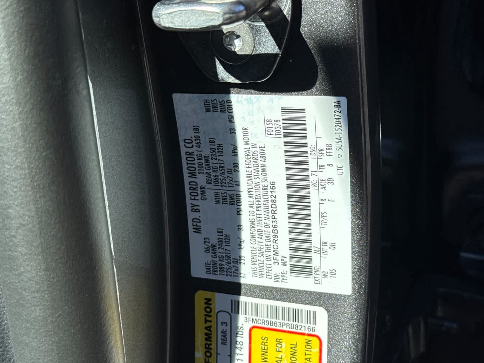 Certified 2023 Ford Bronco Sport Big Bend AWD/4WD image 27