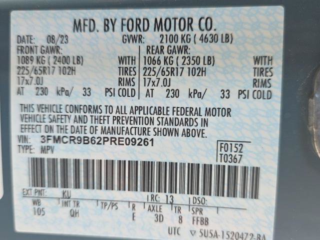 Certified 2023 Ford Bronco Sport Big Bend w/ Convenience Package AWD/4WD image 27