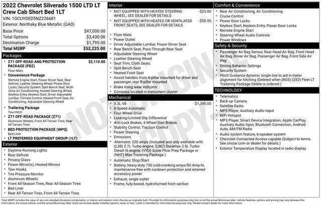 Used 2022 Chevrolet Silverado 1500 LT AWD/4WD image 27
