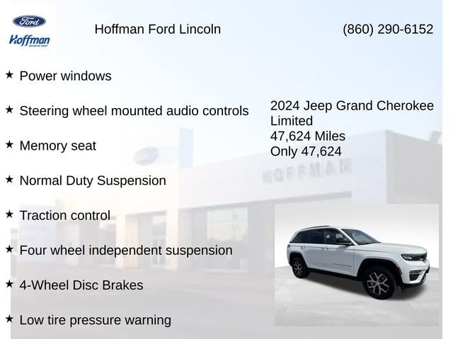 Used 2024 Jeep Grand Cherokee Limited AWD/4WD image 15