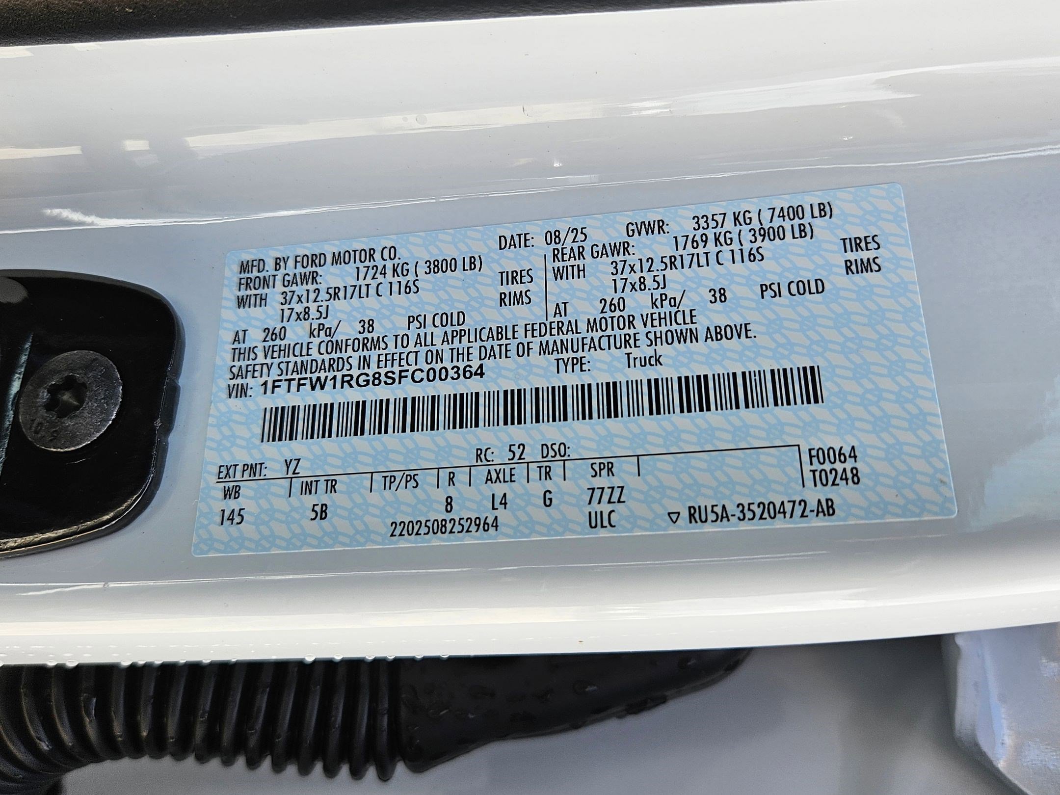 Certified 2025 Ford F150 Raptor AWD/4WD image 36