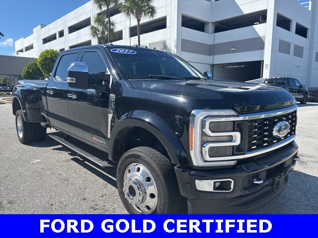 Certified 2023 Ford F450 Platinum w/ Snow Plow Prep Package