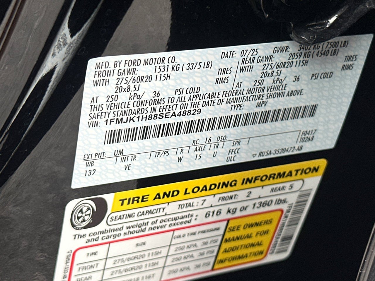 Certified 2025 Ford Expedition Max Active RWD image 36