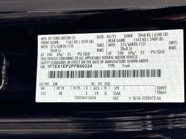 Certified 2023 Ford F150 XLT w/ Equipment Group 302A High AWD/4WD image 40