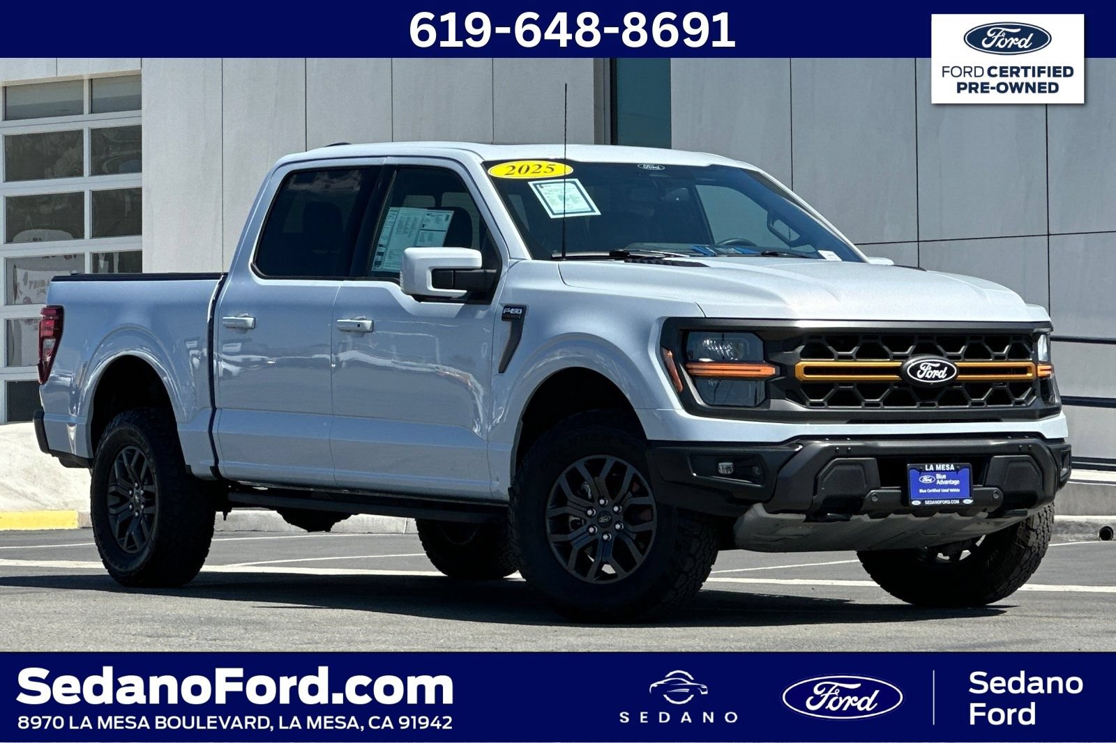 Certified 2025 Ford F150 Tremor w/ Equipment Group 402A High