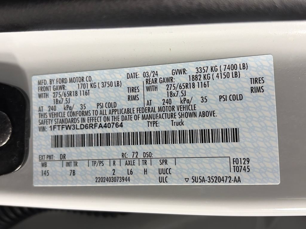 Certified 2024 Ford F150 XLT w/ Mobile Office Package image 9