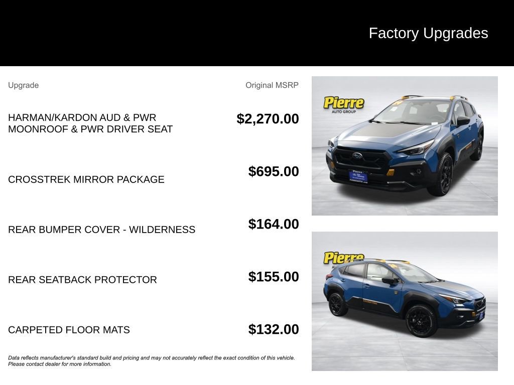 Used 2024 Subaru Crosstrek 2.5i Wilderness w/ Crosstrek Mirror Package image 13