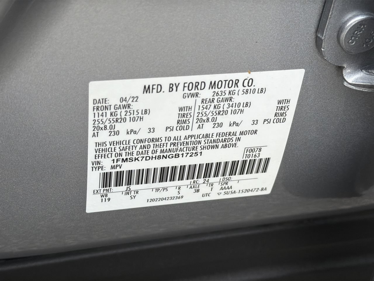 Certified 2022 Ford Explorer XLT w/ Equipment Group 202A RWD image 36