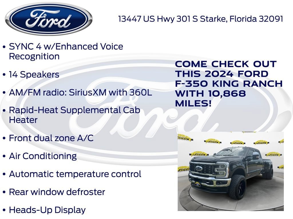 Certified 2024 Ford F350 King Ranch w/ Chrome Package AWD/4WD image 27
