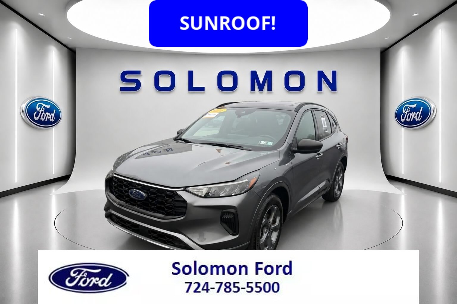 Certified 2024 Ford Escape ST-Line w/ Tech Pack #1 AWD/4WD image 1