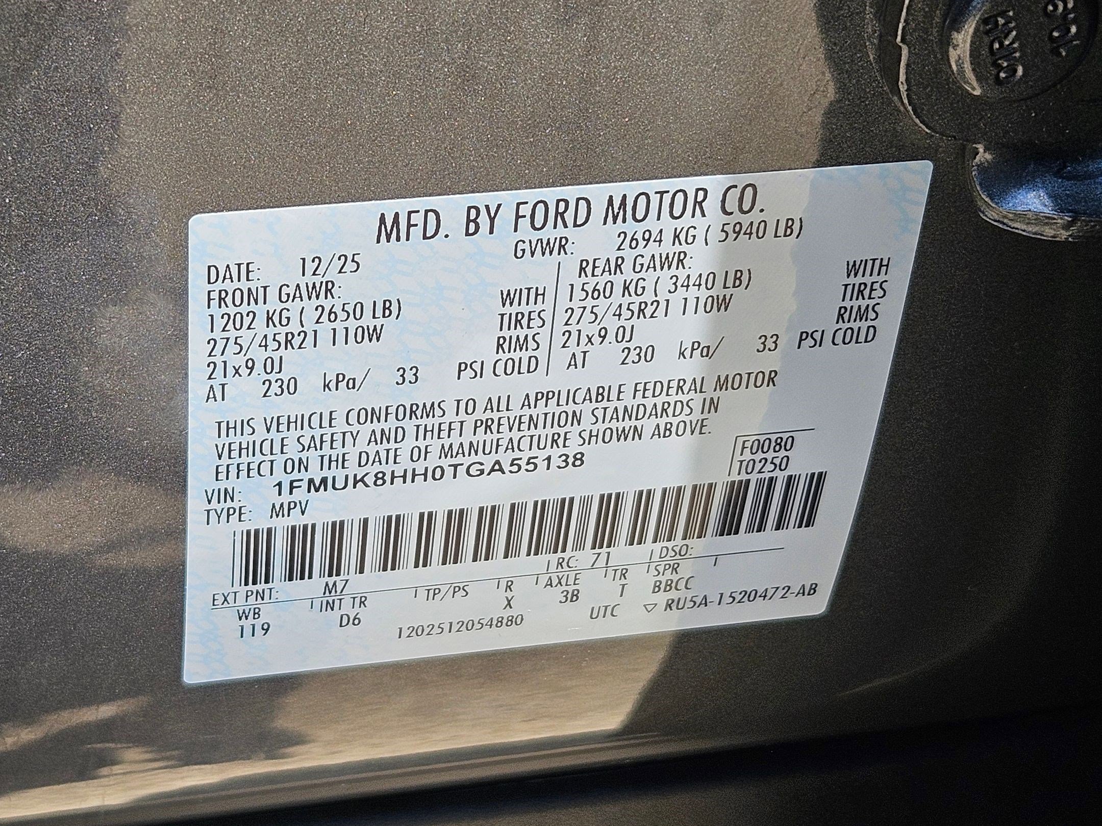 Certified 2026 Ford Explorer Platinum w/ LUX Leather Package AWD/4WD image 49