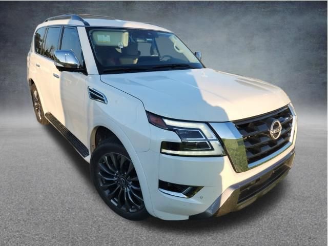 Used 2024 Nissan Armada Platinum w/ Captain's Chairs Package RWD image 3