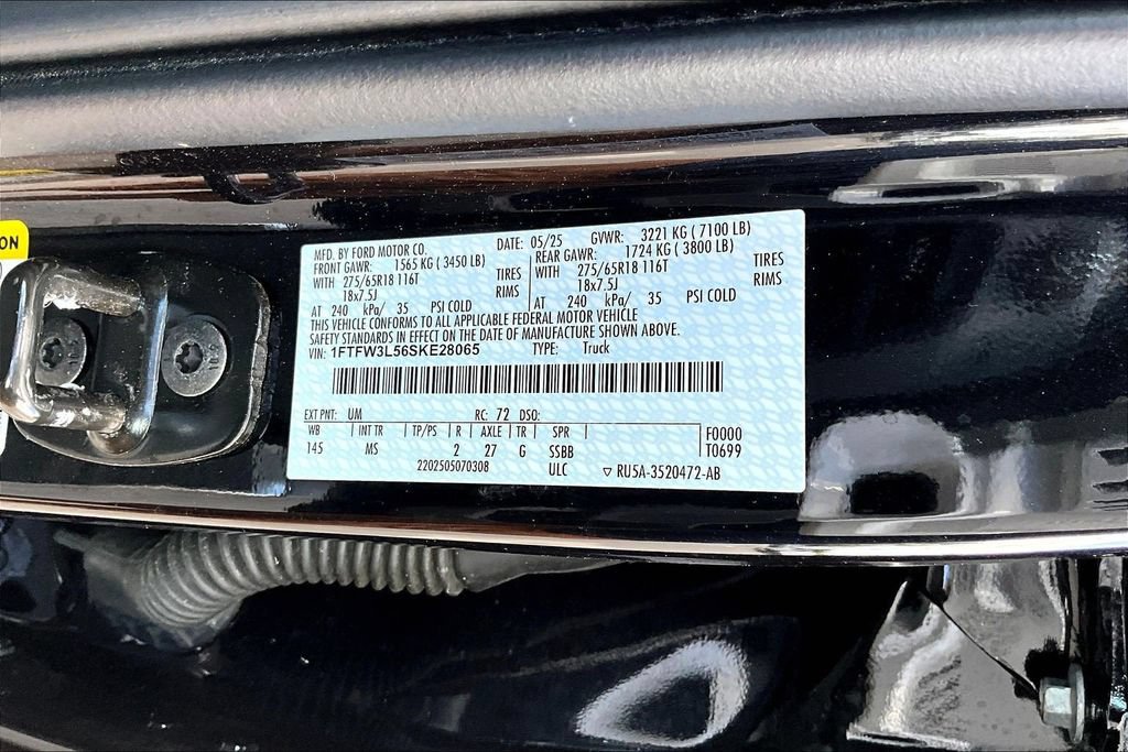 Certified 2025 Ford F150 XLT w/ Equipment Group 301A Standard AWD/4WD image 22