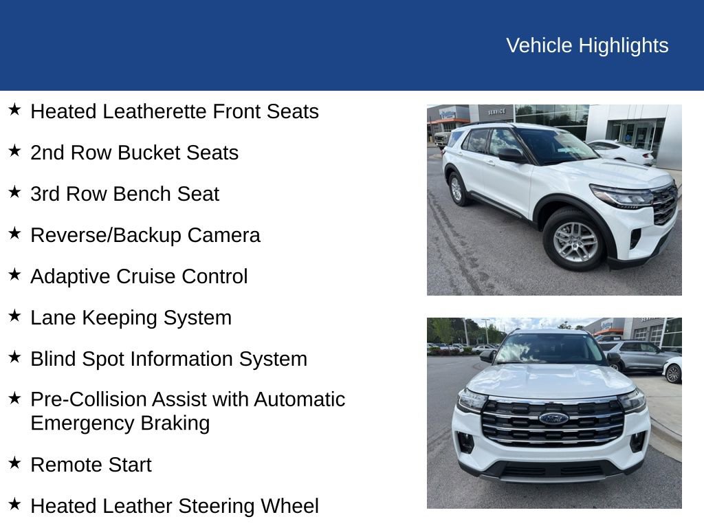 Certified 2025 Ford Explorer Active w/ Active Comfort Package image 8