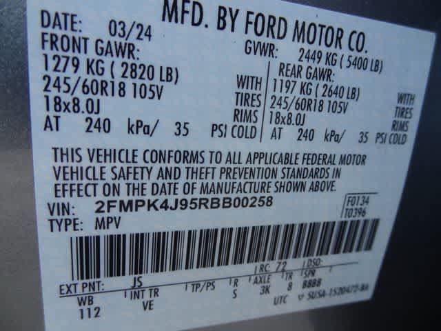 Certified 2024 Ford Edge SEL AWD/4WD image 39