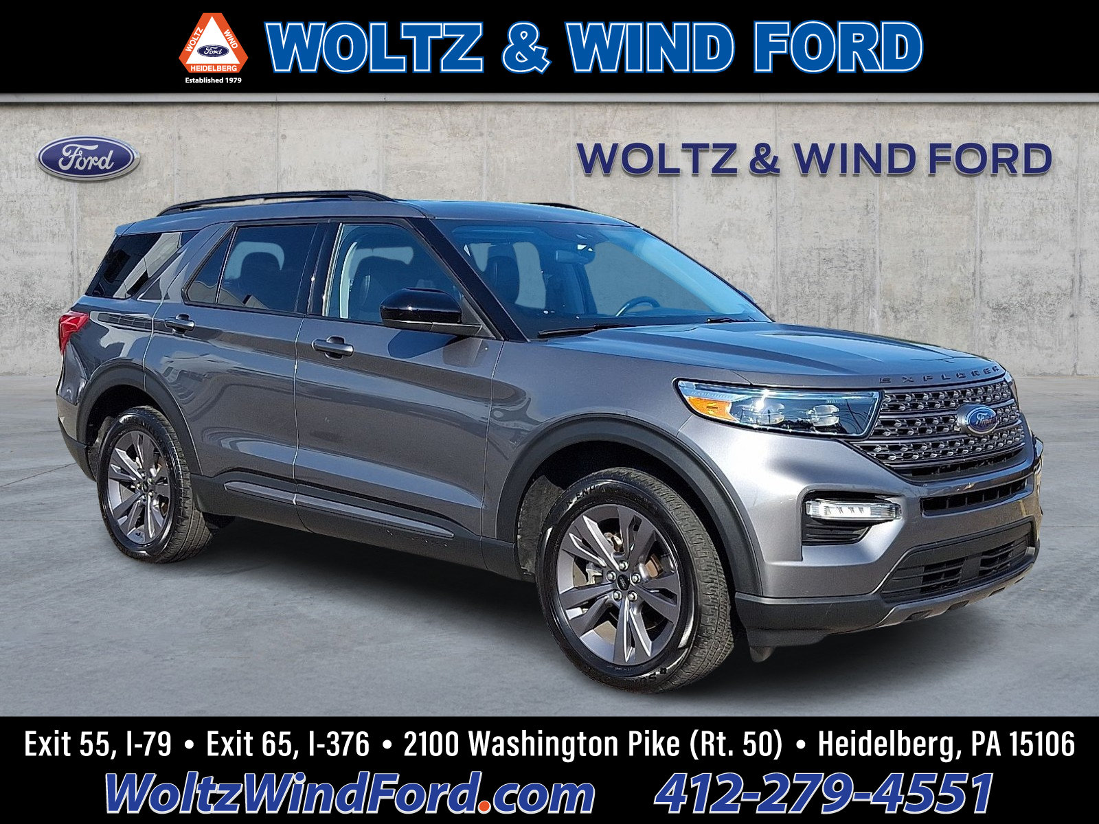 Certified 2022 Ford Explorer XLT w/ Equipment Group 202A