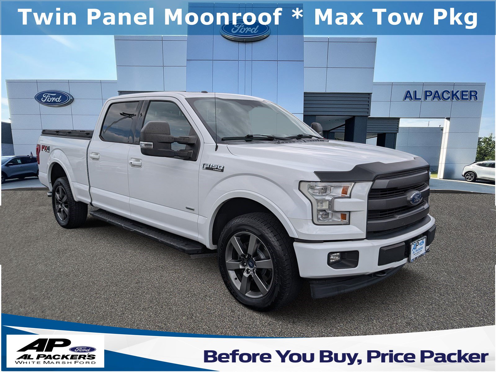 Certified 2017 Ford F150 Lariat w/ Equipment Group 502A Luxury