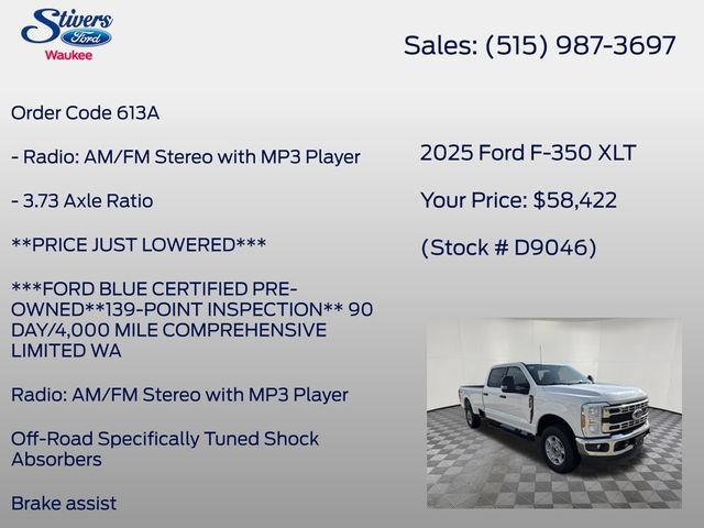 Certified 2025 Ford F350 XLT AWD/4WD image 16