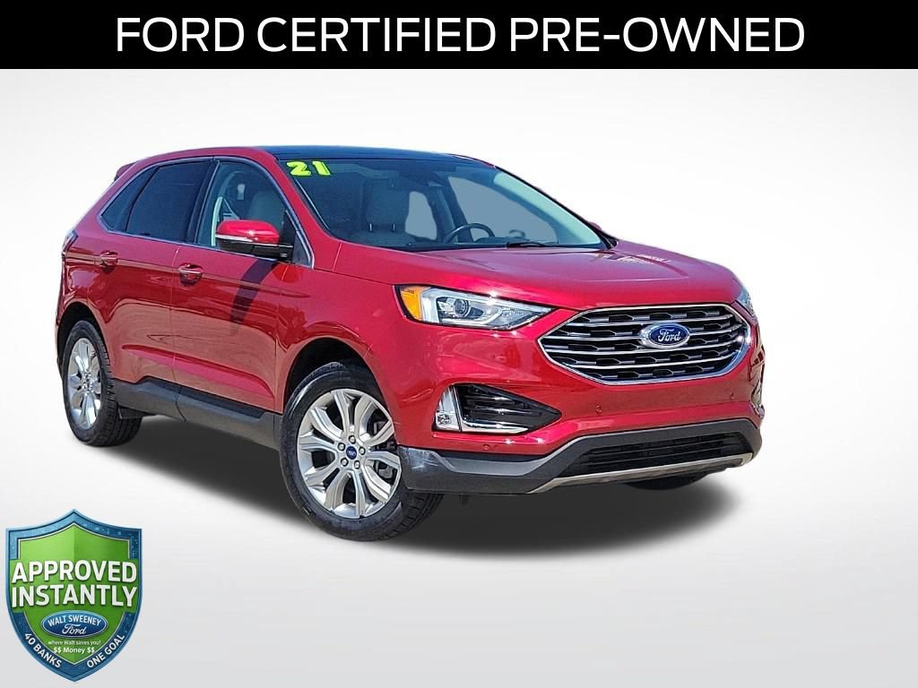 Certified 2021 Ford Edge Titanium