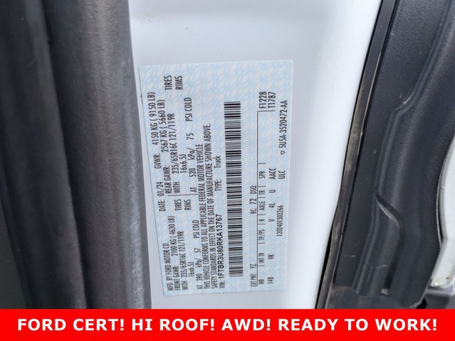 Certified 2024 Ford Transit 250 148 High Roof Extended AWD image 28