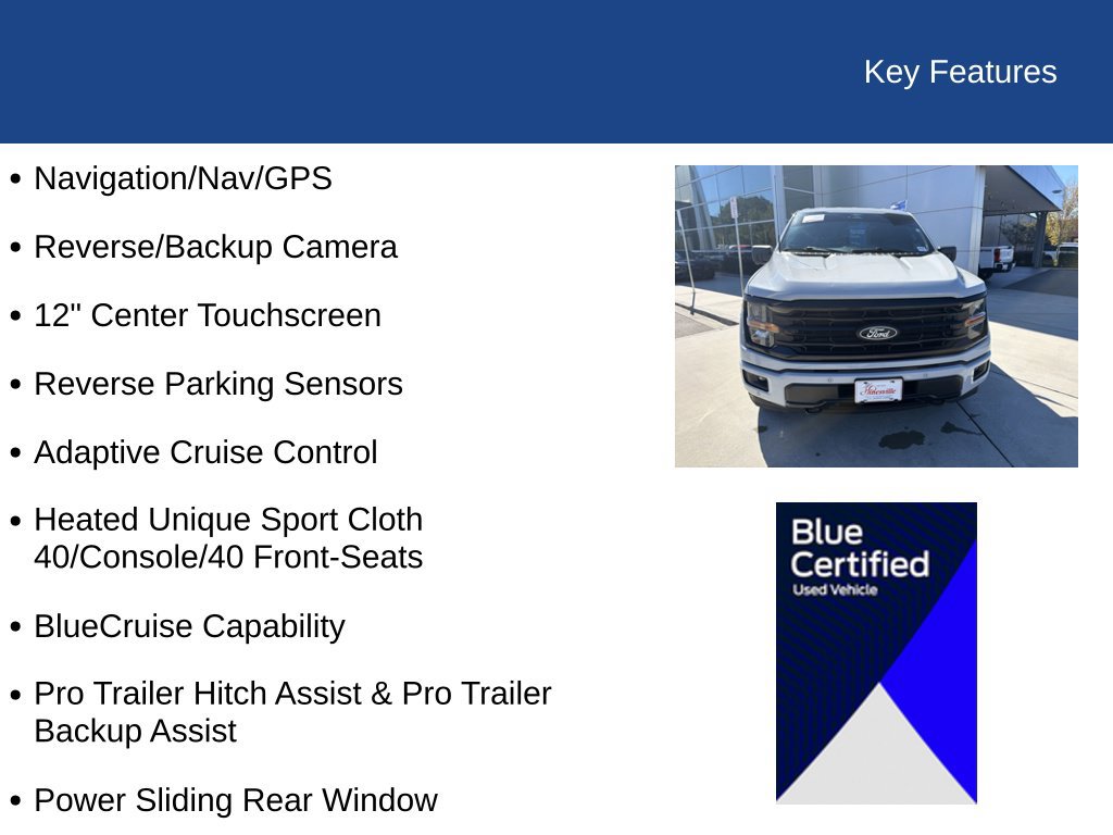 Certified 2024 Ford F150 XLT w/ Equipment Group 302A MID AWD/4WD image 30