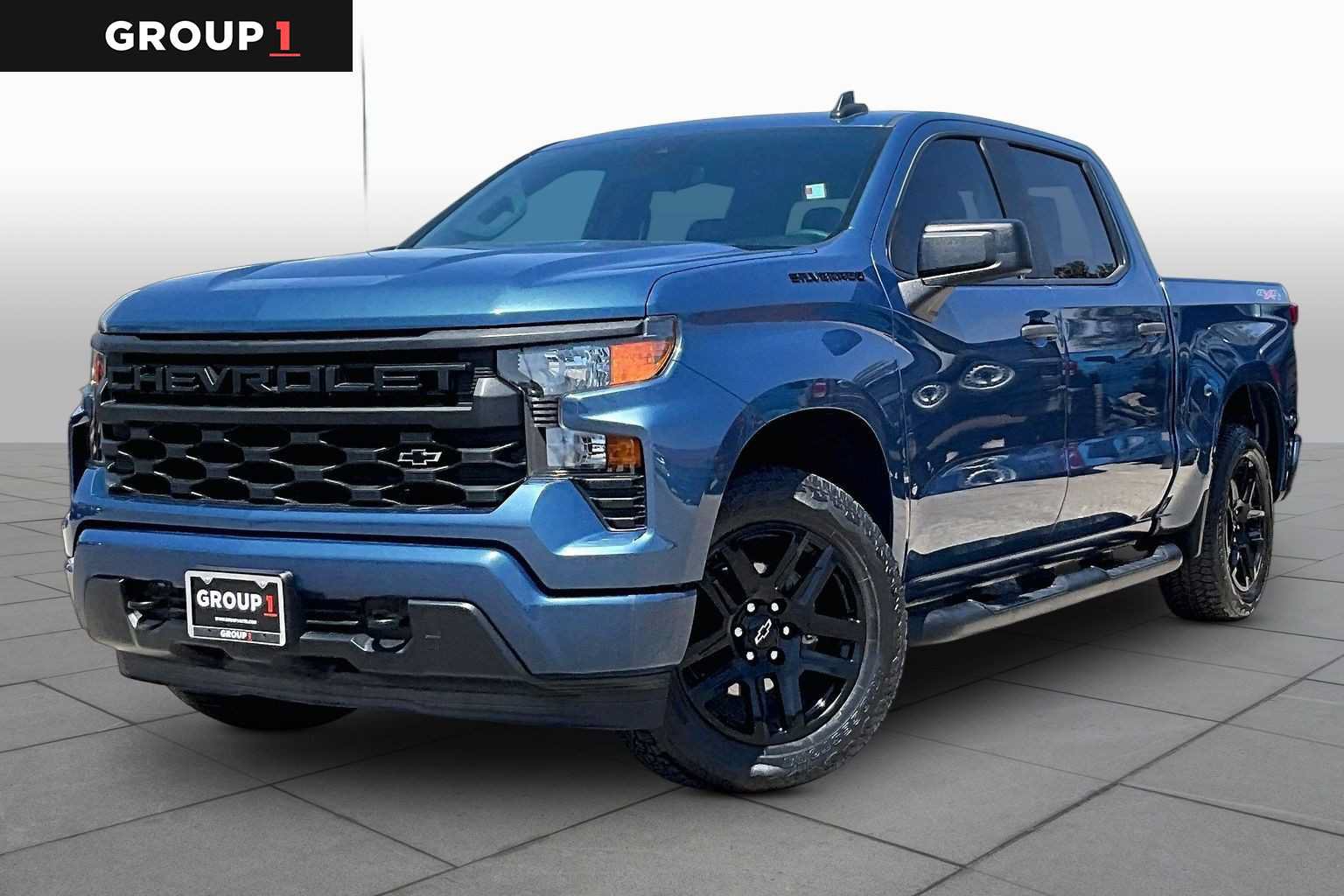 Used 2024 Chevrolet Silverado 1500 Custom w/ Turbomax Blackout Package