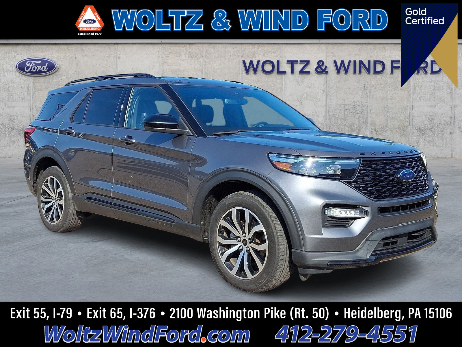 Certified 2022 Ford Explorer ST image 1